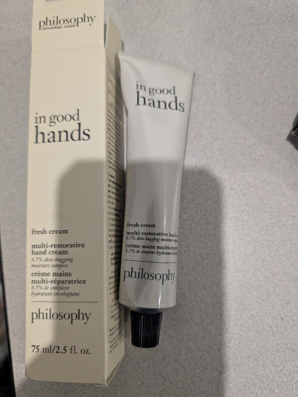 Philosophy in good hands fresh cream hand cream